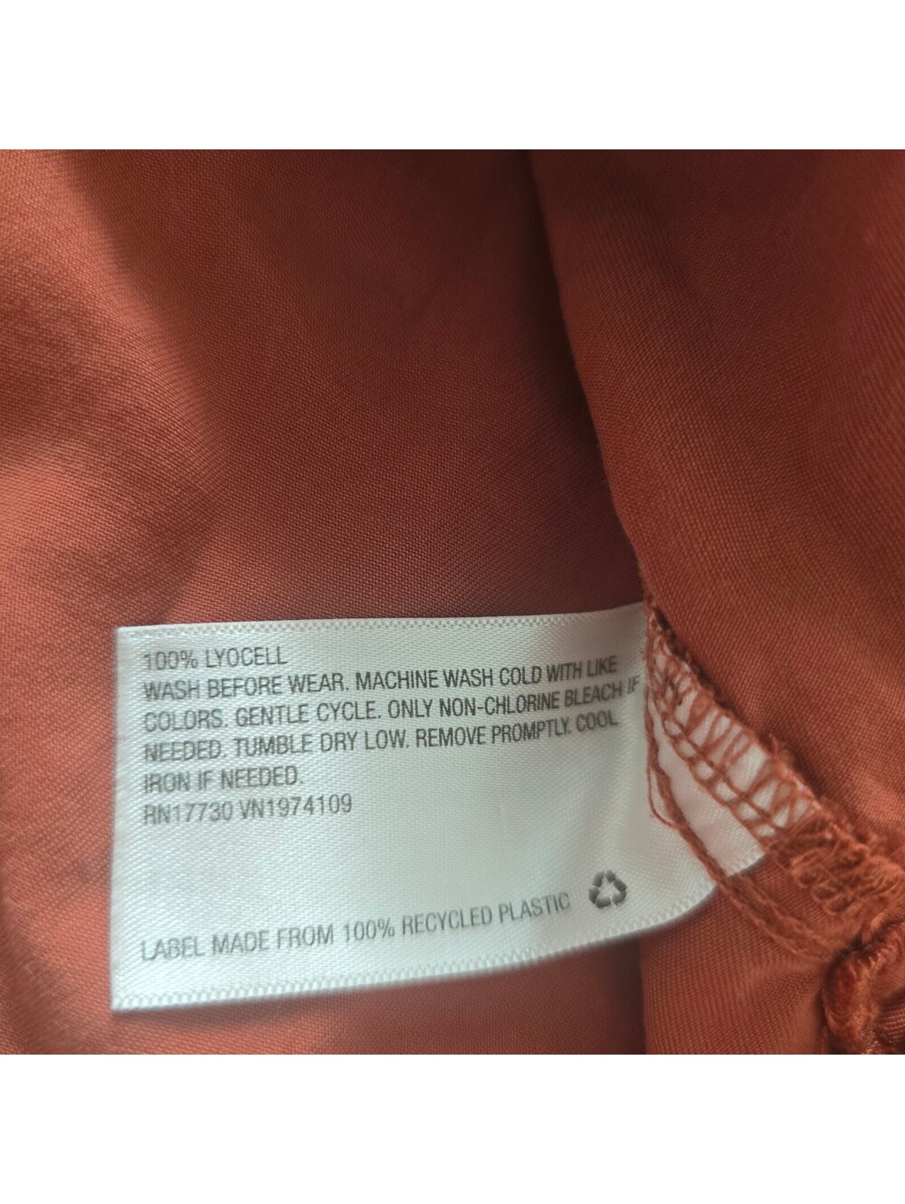Universal Thread rust button-up shirt - Picture 3 of 6